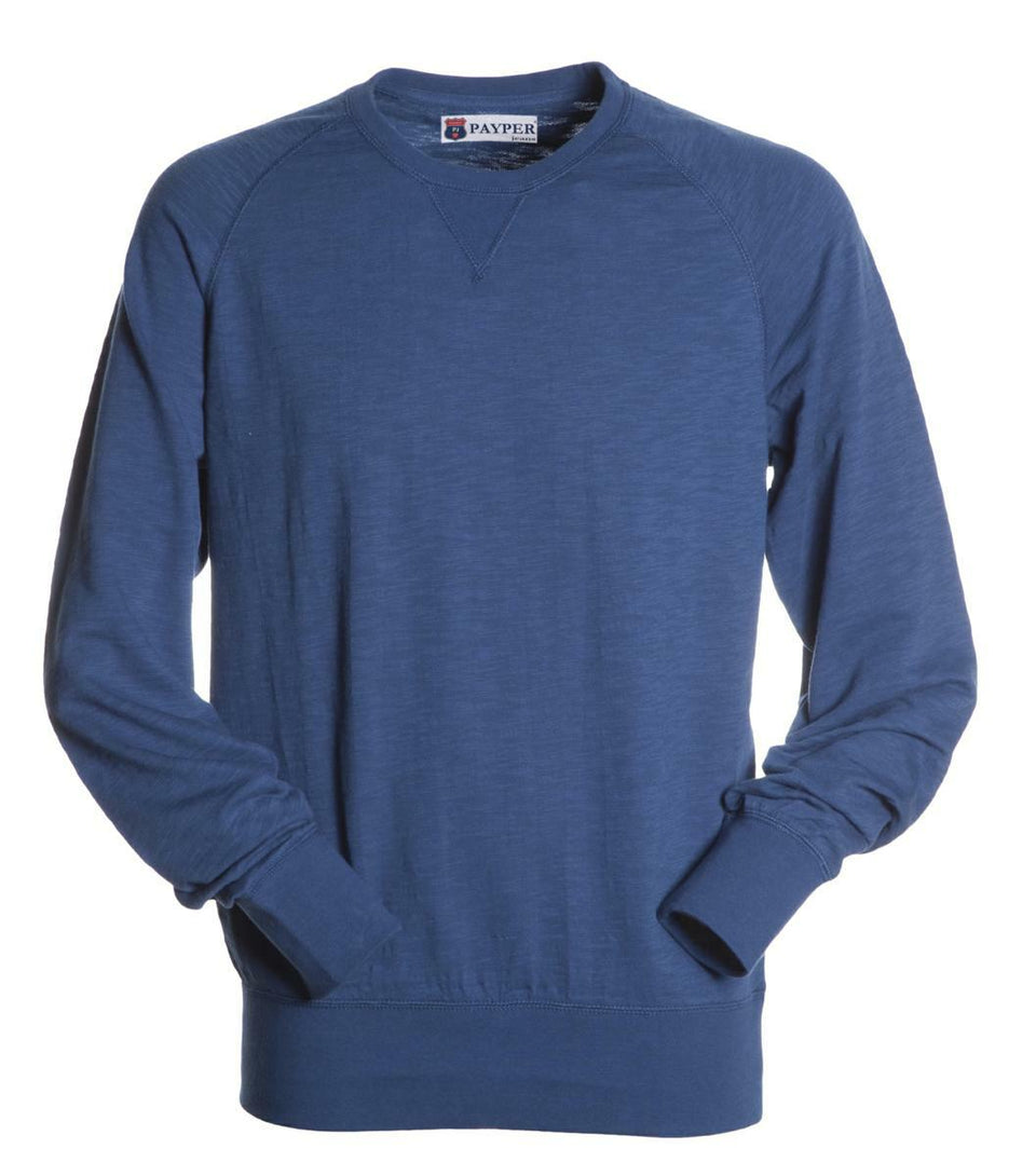 MALIBU+ FELPA GIROCOLLO DA UOMO CON POLSINI PAYPER personalizzato con logo - Pubblienne