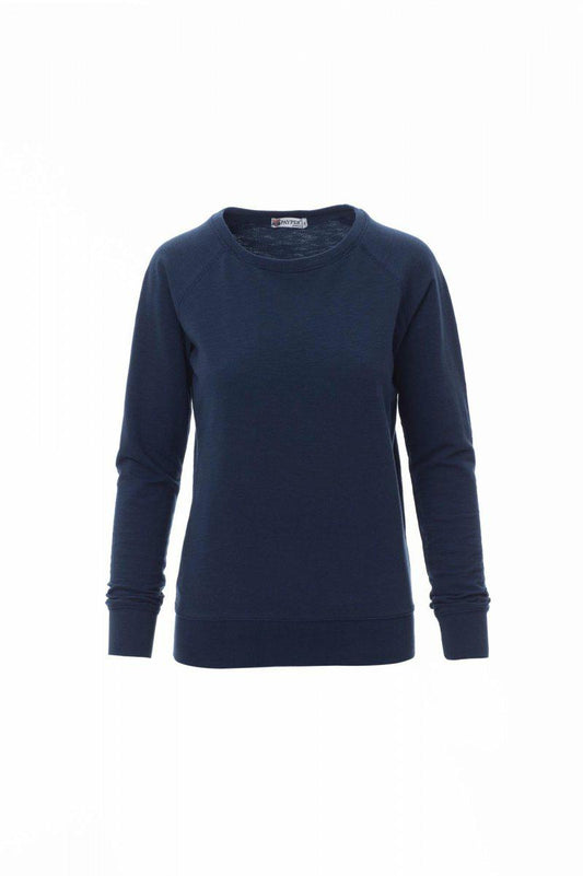 MALIBU+ LADY FELPA GIROCOLLO AMPIO PAYPER personalizzato con logo - Pubblienne