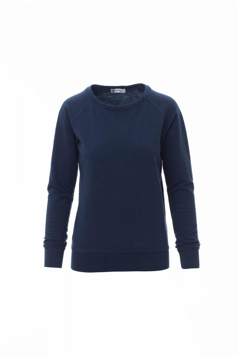 MALIBU+ LADY FELPA GIROCOLLO AMPIO PAYPER personalizzato con logo - Pubblienne