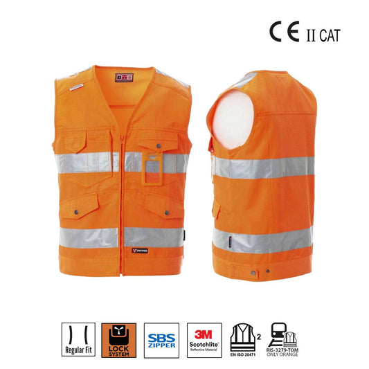MASTER GILET ALTA VISIBILITA' PAYPER personalizzato con logo - Pubblienne