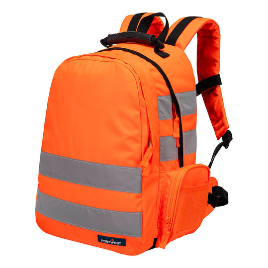 Zaino ad alta visibilità Portwest personalizzato con logo - Pubblienne