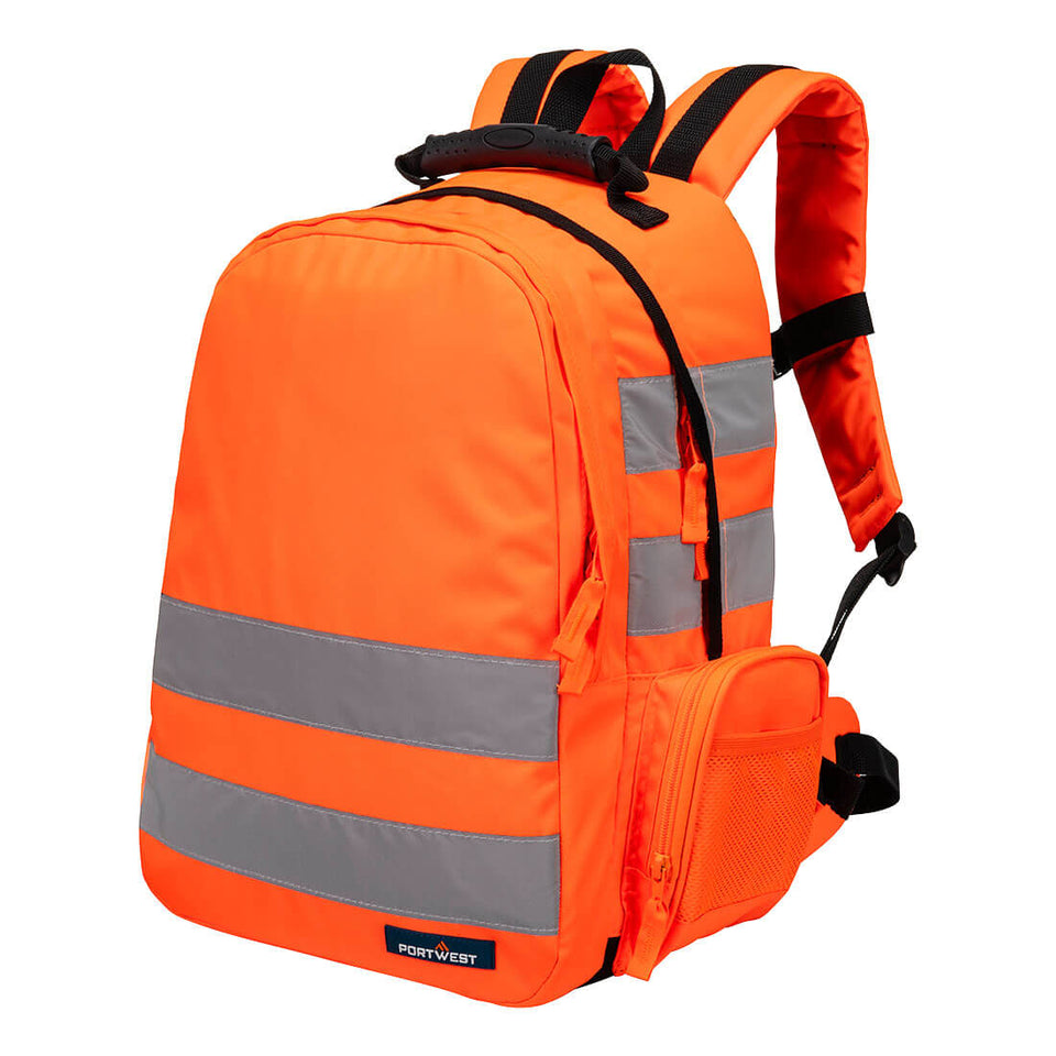 Zaino ad alta visibilità Portwest personalizzato con logo - Pubblienne