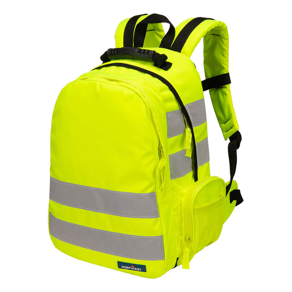 Zaino ad alta visibilità Portwest personalizzato con logo - Pubblienne