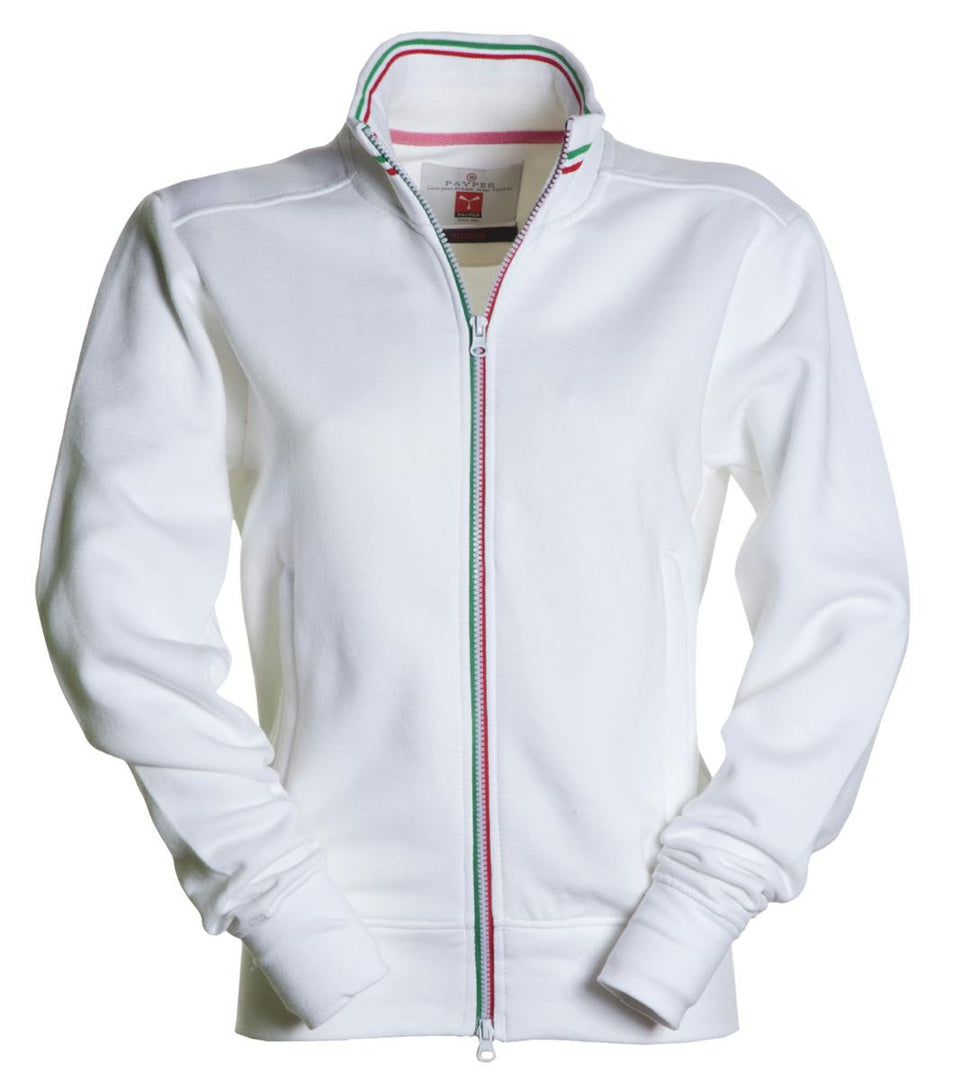 NAZIONALE LADY FELPA DONNA FULL ZIP PAYPER personalizzato con logo - Pubblienne