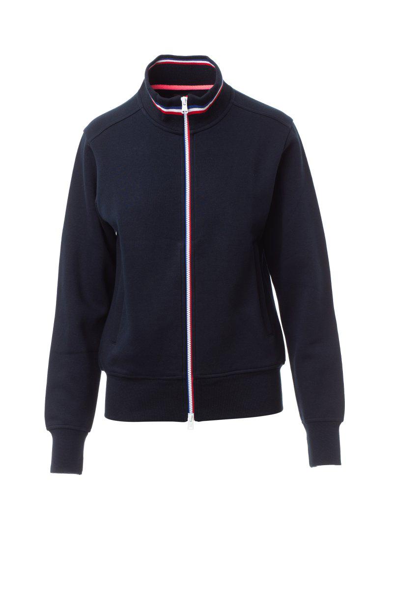 NAZIONALE LADY FELPA DONNA FULL ZIP PAYPER personalizzato con logo - Pubblienne