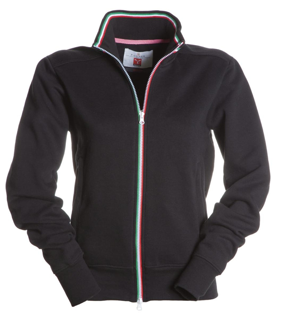 NAZIONALE LADY FELPA DONNA FULL ZIP PAYPER personalizzato con logo - Pubblienne