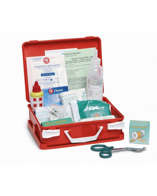 valigetta di pronto soccorso (meno di tre lavoratori) personalizzato con logo - Pubblienne
