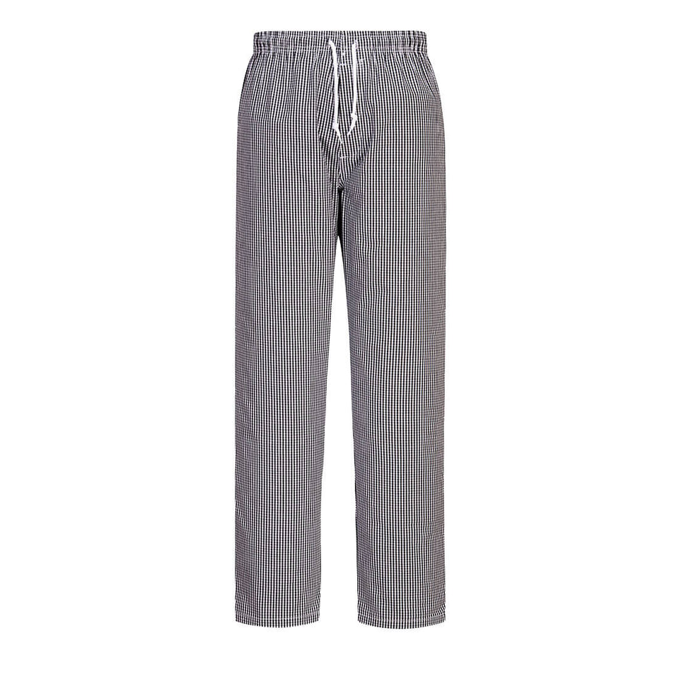 Pantaloni Bromley da chef Portwest personalizzato con logo - Pubblienne