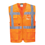 Gilet Executive Atene MeshAir Hi-Vis Portwest personalizzato con logo - Pubblienne
