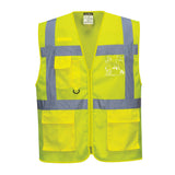 Gilet Executive Atene MeshAir Hi-Vis Portwest personalizzato con logo - Pubblienne