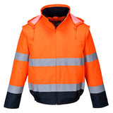Bomber Essential Hi-Vis 2 in 1 Portwest personalizzato con logo - Pubblienne