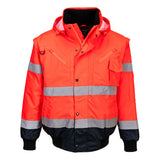Bomber Bicolore Hi-Vis Portwest personalizzato con logo - Pubblienne