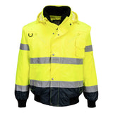Bomber Bicolore Hi-Vis Portwest personalizzato con logo - Pubblienne