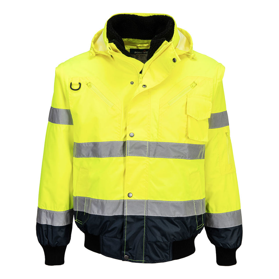 Bomber Bicolore Hi-Vis Portwest personalizzato con logo - Pubblienne