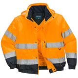 Bomber 2 in 1 Hi-Vis Portwest personalizzato con logo - Pubblienne