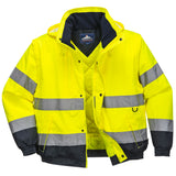 Bomber 2 in 1 Hi-Vis Portwest personalizzato con logo - Pubblienne