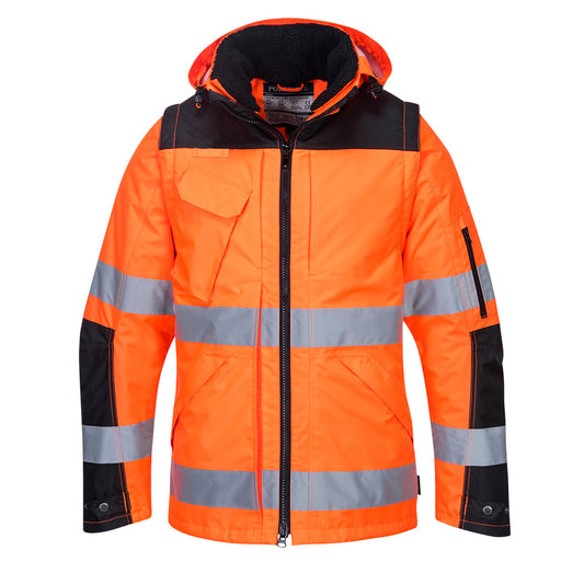 Giacca 3 in 1 Pro Hi-Vis Portwest personalizzato con logo - Pubblienne
