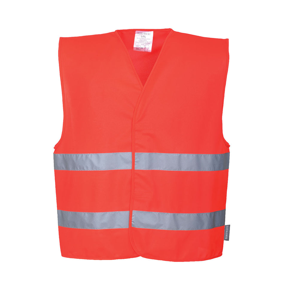 Gilet 2 bande Hi-Vis Portwest personalizzato con logo - Pubblienne