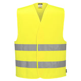 Gilet 2 bande Hi-Vis Portwest personalizzato con logo - Pubblienne