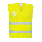 Gilet mezza rete Hi-Vis Portwest personalizzato con logo - Pubblienne