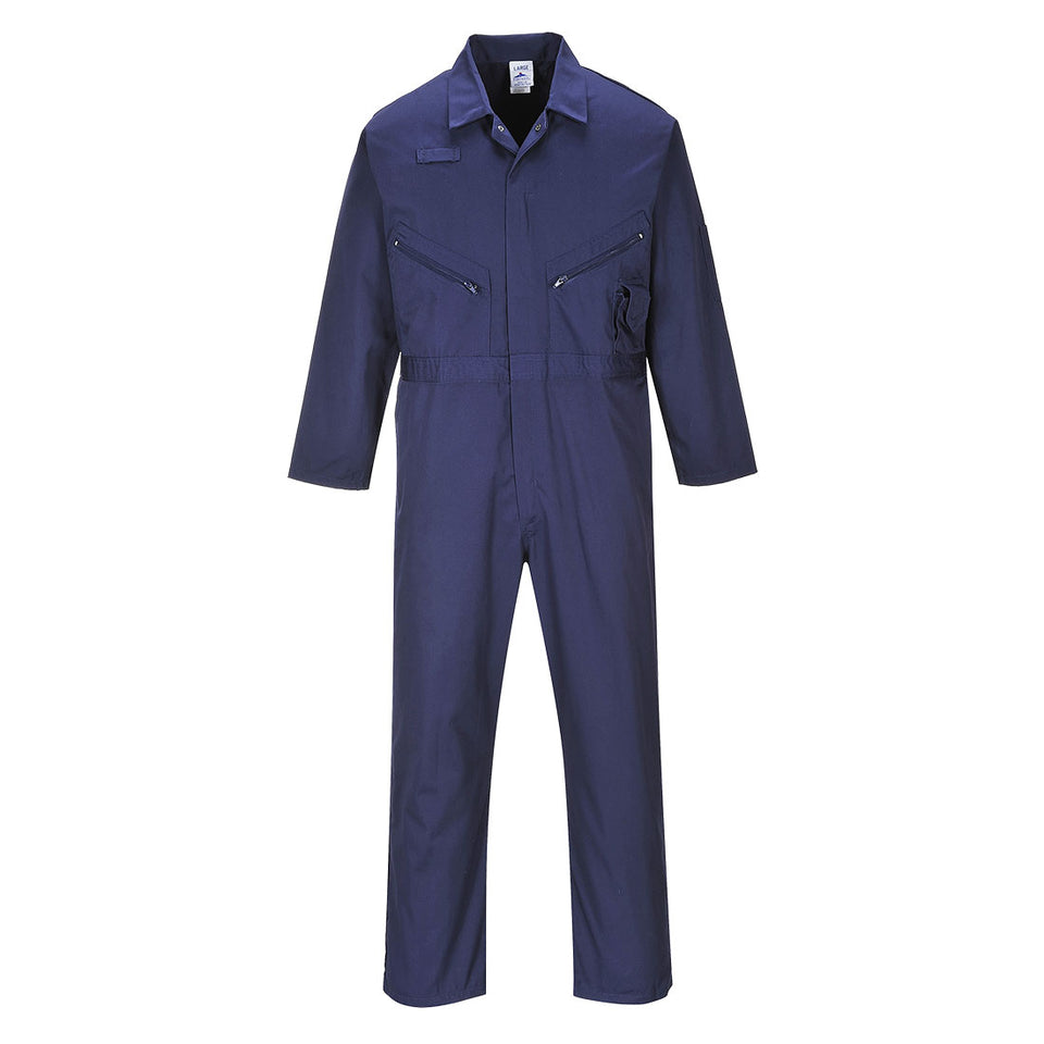 Tuta Liverpool con Zip Portwest personalizzato con logo - Pubblienne