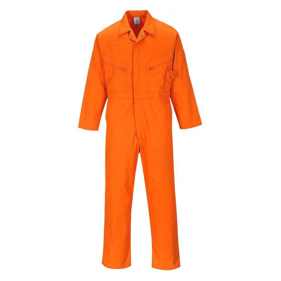 Tuta Liverpool con Zip Portwest personalizzato con logo - Pubblienne