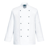 Giacca Chef Somerset Portwest personalizzato con logo - Pubblienne