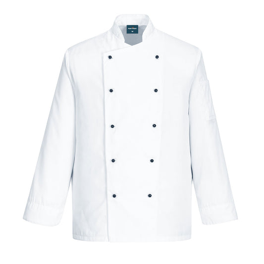 Giacca Chef Somerset Portwest personalizzato con logo - Pubblienne