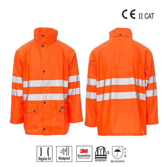 RIVER-JACKET Giaccaantipioggia alta visibilità PAYPER personalizzato con logo - Pubblienne
