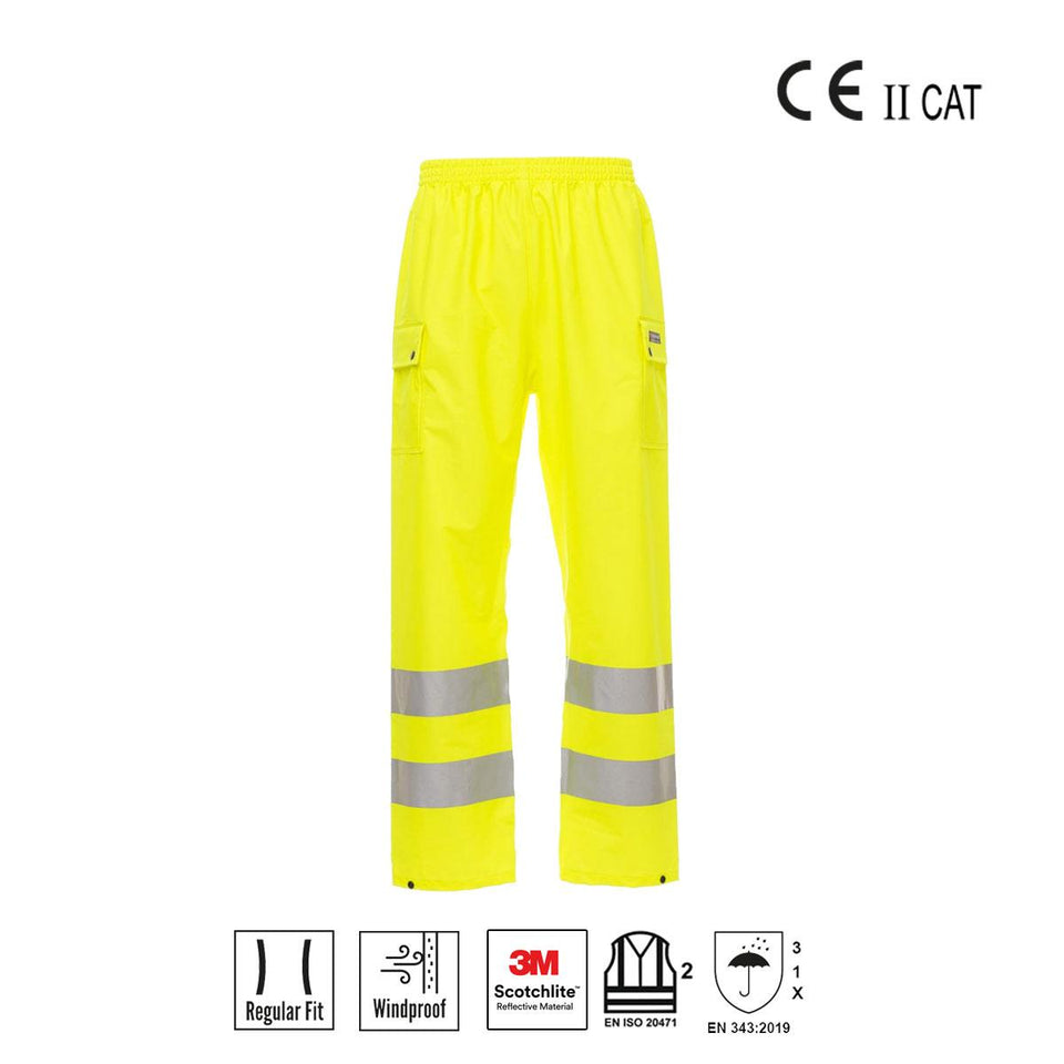 RIVER-PANTS Pantalone antipioggia alta visibilità PAYPER personalizzato con logo - Pubblienne