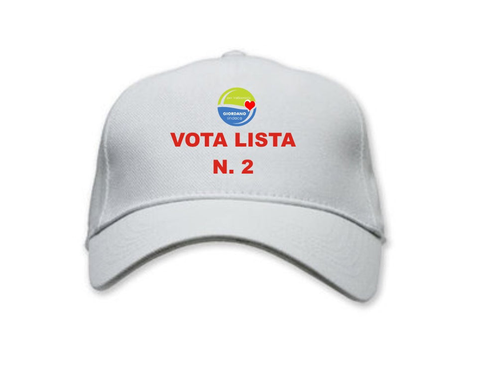 Cappellino Elezioni personalizzato con logo - Pubblienne
