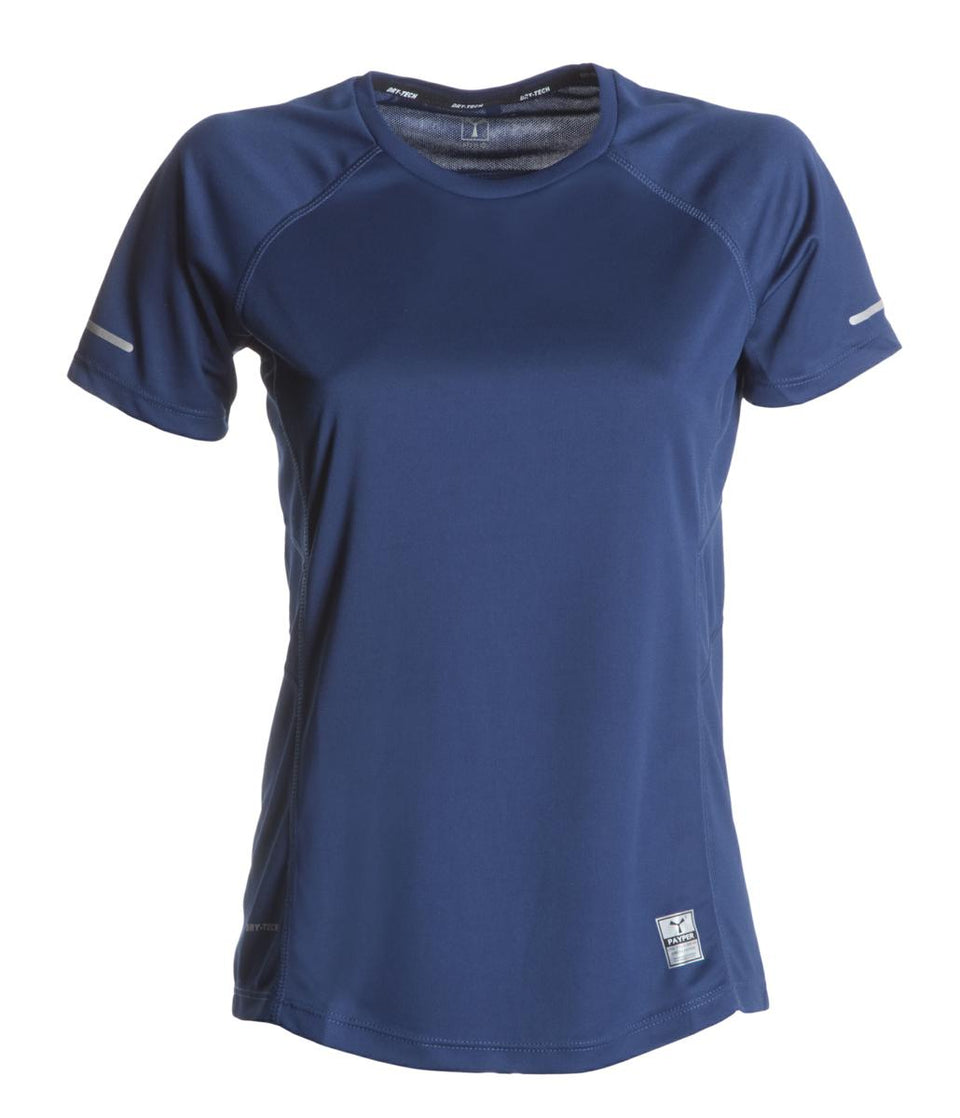 RUNNING LADY T-SHIRT DONNA MANICA CORTA SPORTIVA PAYPER personalizzato con logo - Pubblienne