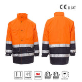 SECURITY PARKA "4 IN 1" ALTA VISIBILITA' PAYPER personalizzato con logo - Pubblienne