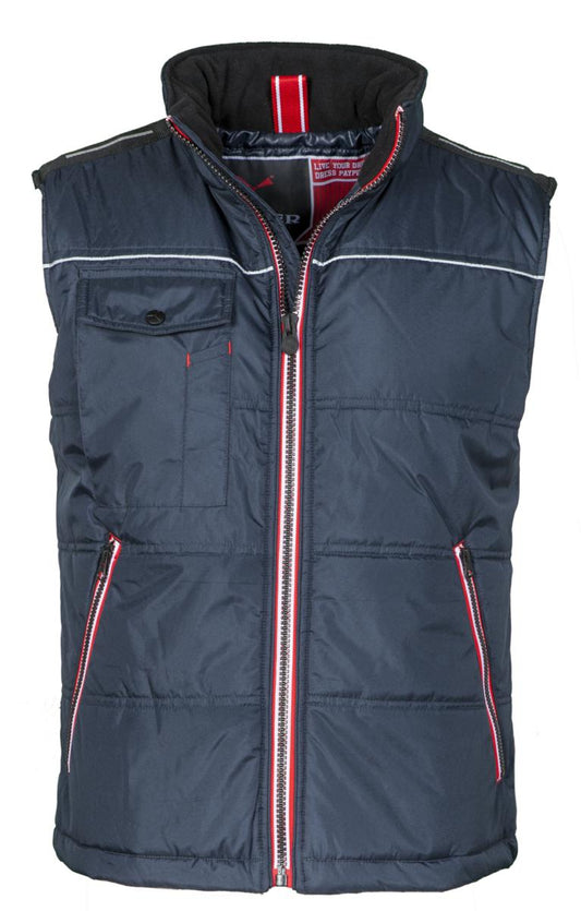 SHUTTLE 2.0 GILET IMBOTTITO A ZIP INTERA PAYPER personalizzato con logo - Pubblienne