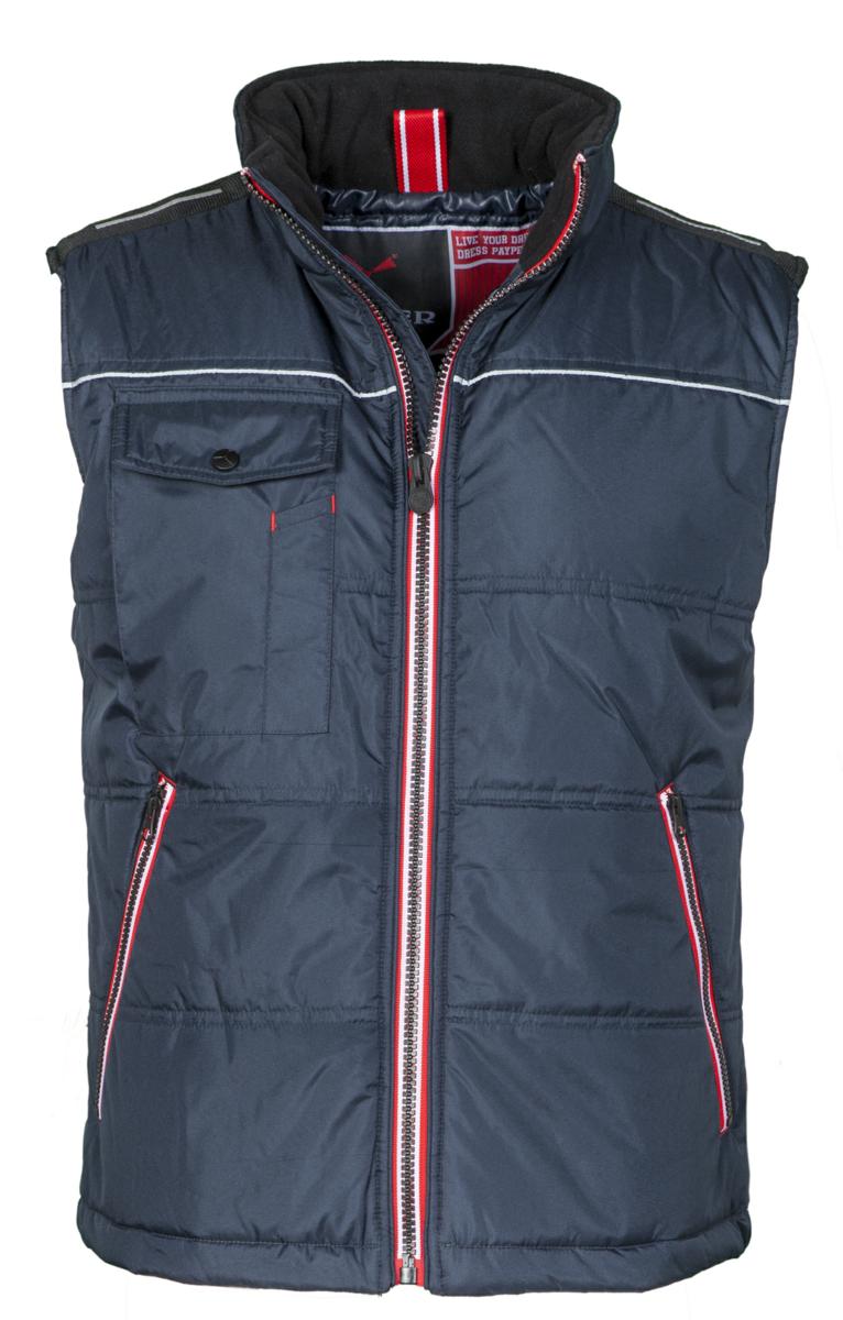 SHUTTLE 2.0 GILET IMBOTTITO A ZIP INTERA PAYPER personalizzato con logo - Pubblienne
