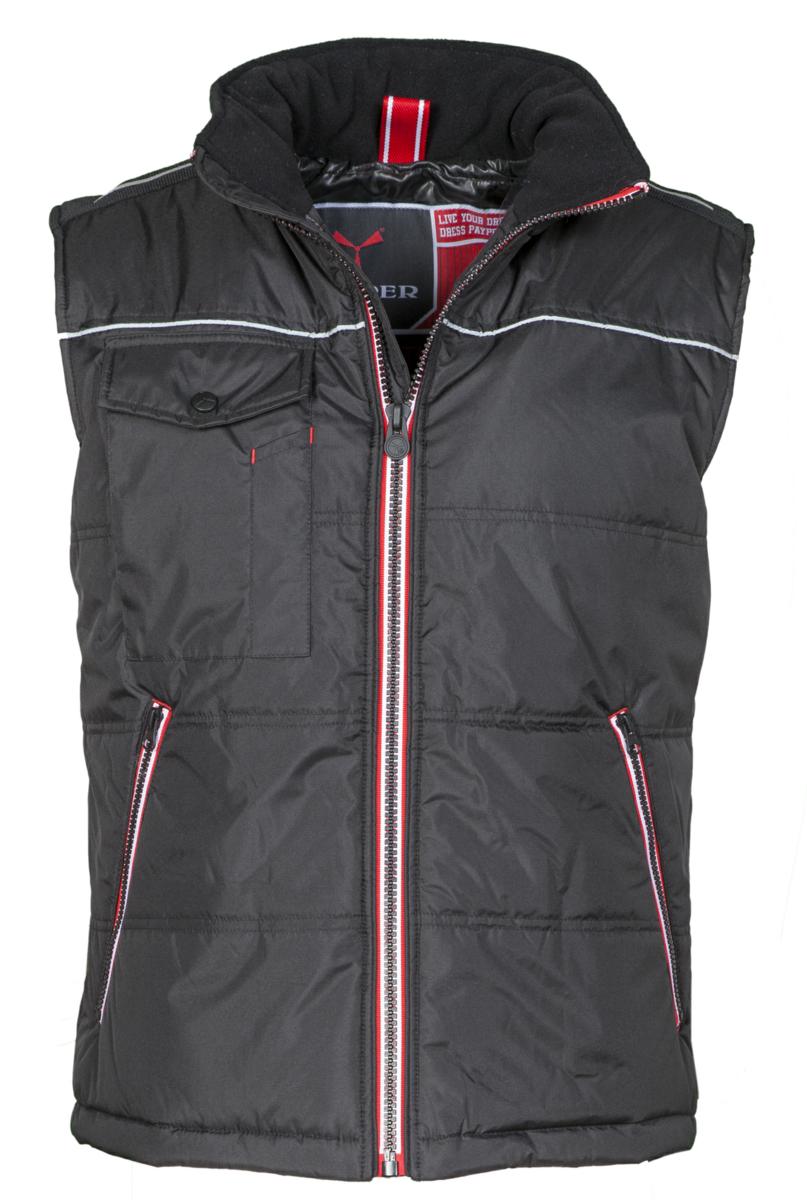 SHUTTLE 2.0 GILET IMBOTTITO A ZIP INTERA PAYPER personalizzato con logo - Pubblienne