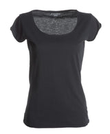 SOUND+LADY T-SHIRT AMPIO SCOLLO CON M/CORTA PAYPER personalizzato con logo - Pubblienne