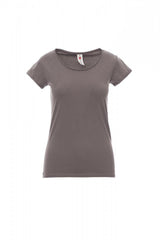 SOUND+LADY T-SHIRT AMPIO SCOLLO CON M/CORTA PAYPER personalizzato con logo - Pubblienne