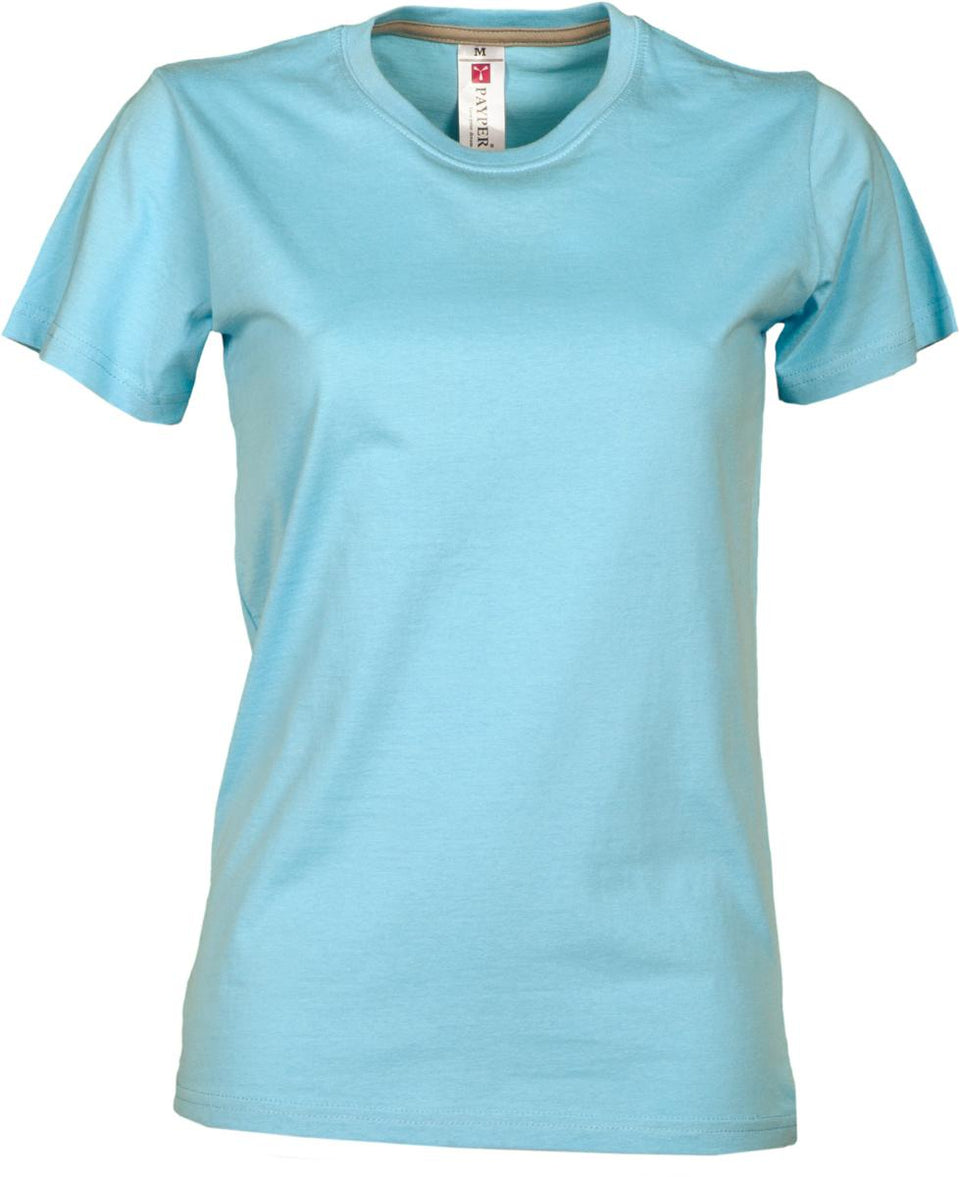 SUNRISE LADY T-SHIRT GIROCOLLO MANICA CORTA PAYPER personalizzato con logo - Pubblienne