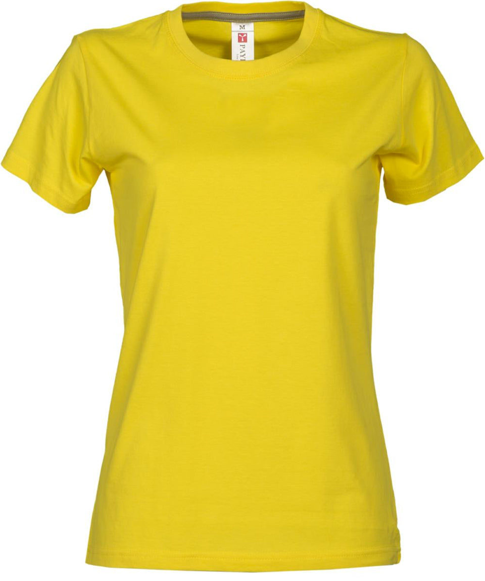 SUNRISE LADY T-SHIRT GIROCOLLO MANICA CORTA PAYPER personalizzato con logo - Pubblienne