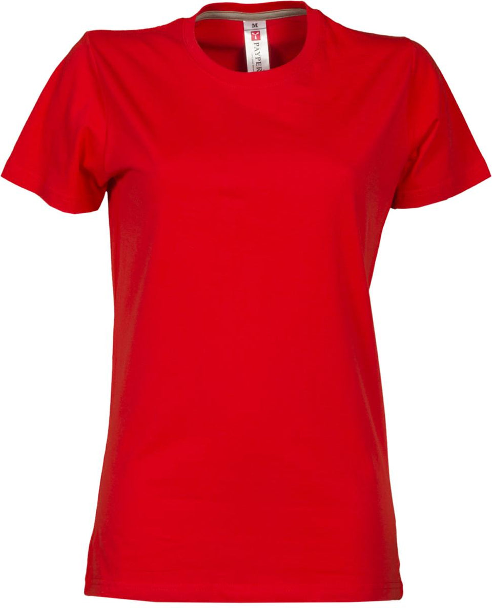 SUNRISE LADY T-SHIRT GIROCOLLO MANICA CORTA PAYPER personalizzato con logo - Pubblienne