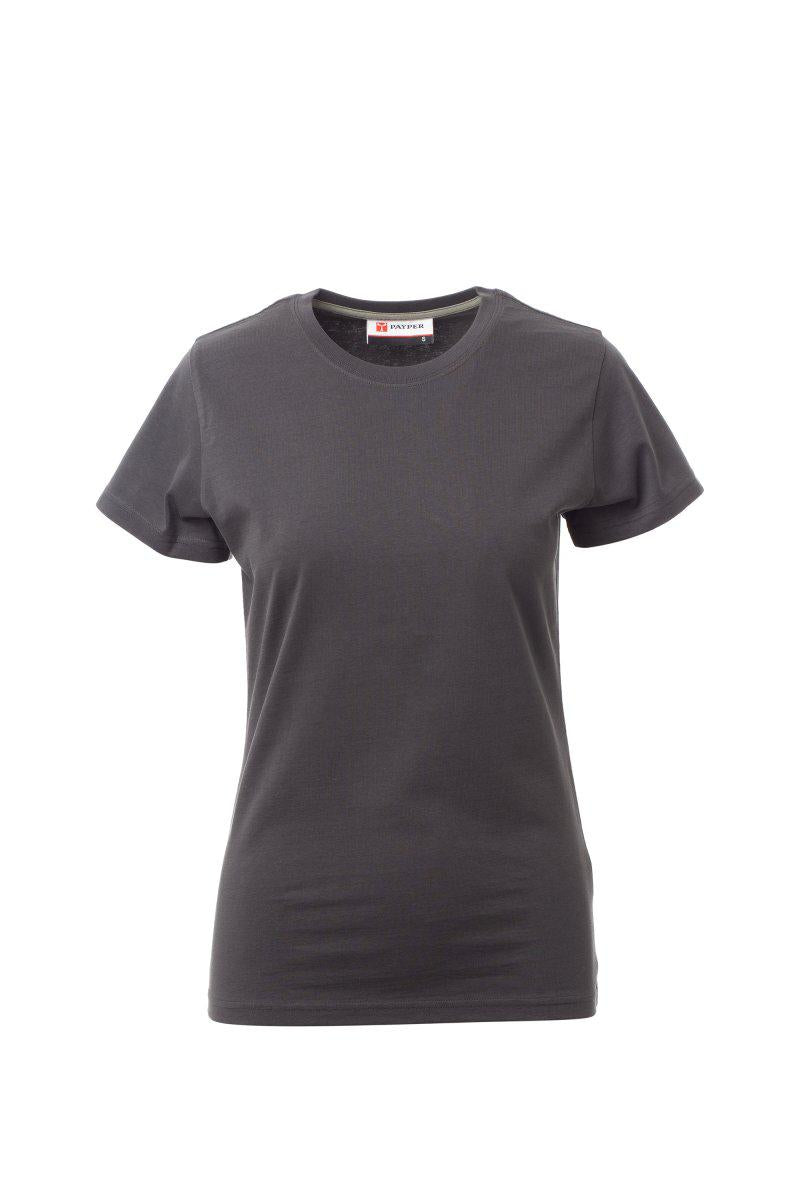 SUNRISE LADY T-SHIRT GIROCOLLO MANICA CORTA PAYPER personalizzato con logo - Pubblienne