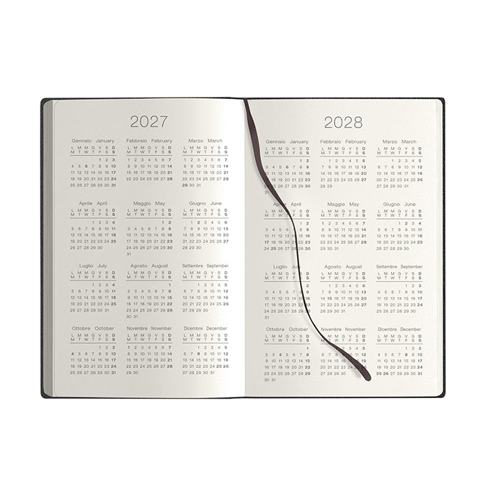 AGENDA GIORNALIERA - MODELLO PB544 (CLAMUS BLACK POCKET) personalizzato con logo - Pubblienne