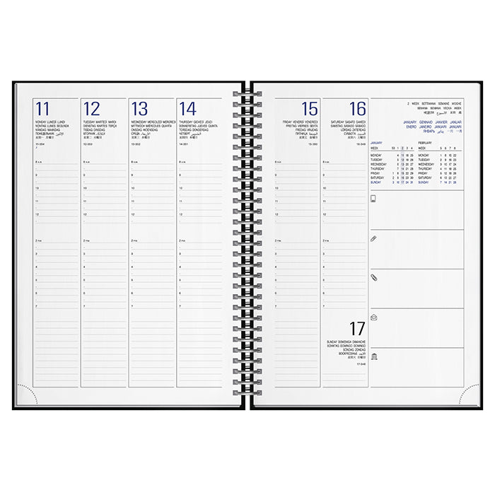 SPIRAL PRINTFLEX SETTIMANALE personalizzato con logo - Pubblienne