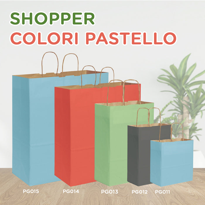 CAMPIONATURA SHOPPER PASTELLO personalizzato con logo - Pubblienne