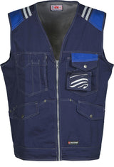 TUCSON GILET BICOLORE IN COTONE PAYPER personalizzato con logo - Pubblienne
