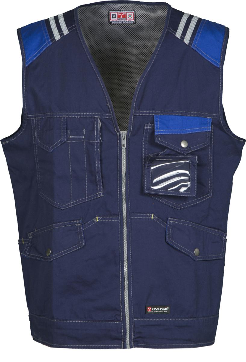 TUCSON GILET BICOLORE IN COTONE PAYPER personalizzato con logo - Pubblienne
