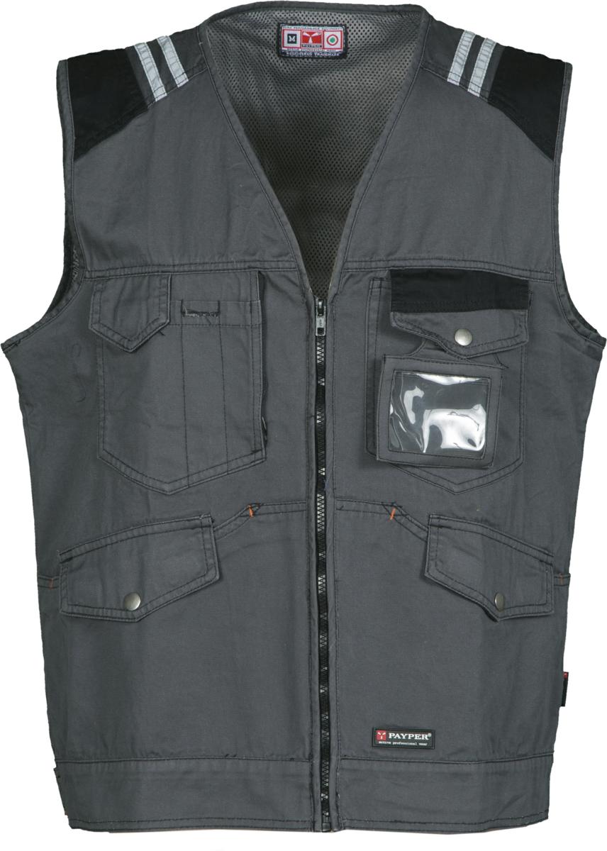 TUCSON GILET BICOLORE IN COTONE PAYPER personalizzato con logo - Pubblienne