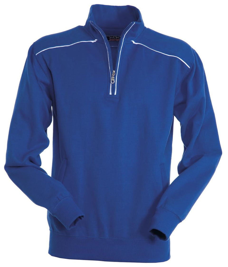 VANCOUVER FELPA MEZZA ZIP CON PROFILI 300 GR. PAYPER personalizzato con logo - Pubblienne
