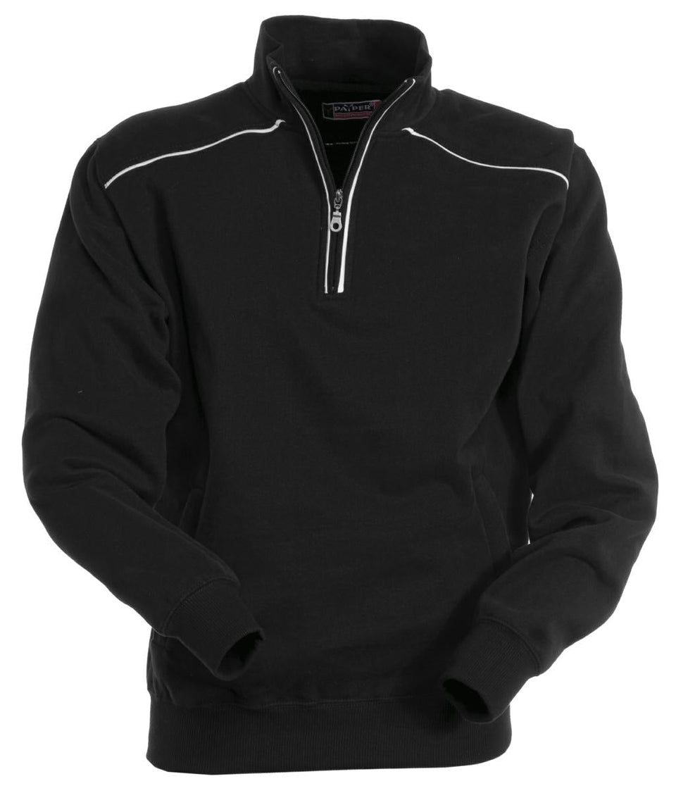 VANCOUVER FELPA MEZZA ZIP CON PROFILI 300 GR. PAYPER personalizzato con logo - Pubblienne